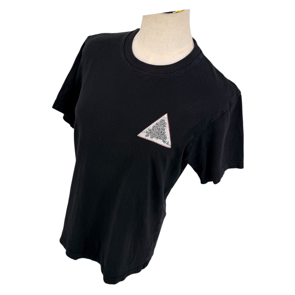 Uniqlo Keith Haring Collaboration T-Shirt Womens XS Black Graphic Art Quote